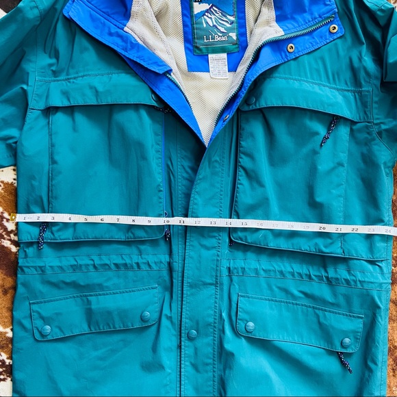 SOLD ✨LL Bean Green Northcol Men’s Rain Jacket Size L - Picture 2 of 10